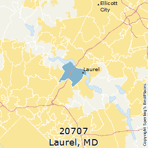 Laurel,Maryland County Map