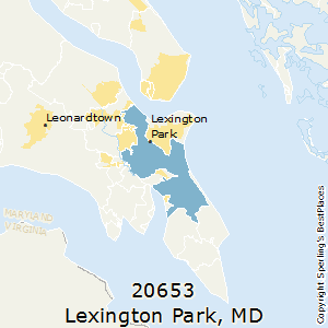 Lexington_Park,Maryland County Map