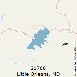 Little_Orleans,Maryland County Map