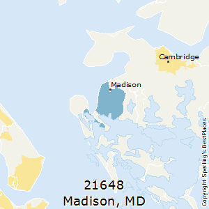 Madison,Maryland County Map