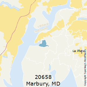 Marbury,Maryland County Map