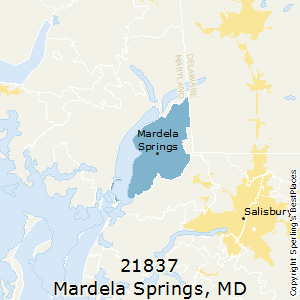 Mardela_Springs,Maryland County Map