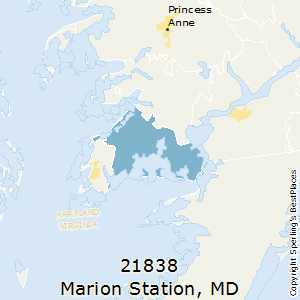 Marion_Station,Maryland County Map