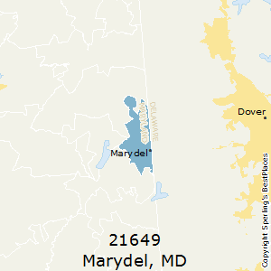 Marydel,Maryland County Map
