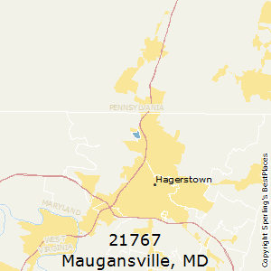 Maugansville,Maryland County Map