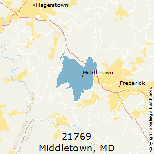 Middletown,Maryland County Map