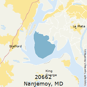 Nanjemoy,Maryland County Map