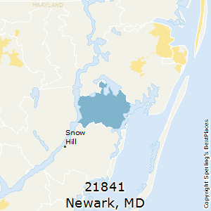 Newark,Maryland County Map