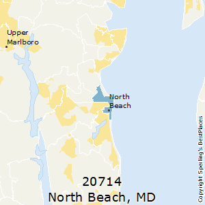 North_Beach,Maryland County Map