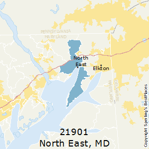 North_East,Maryland County Map