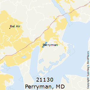Perryman,Maryland County Map