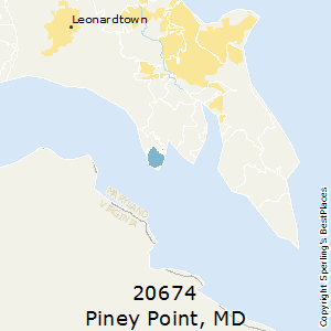 Piney_Point,Maryland County Map