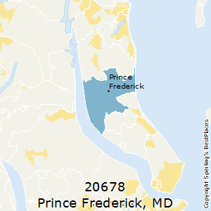 Prince_Frederick,Maryland County Map