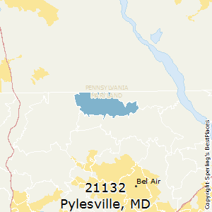 Pylesville,Maryland County Map