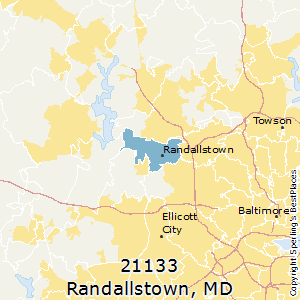 Randallstown,Maryland County Map
