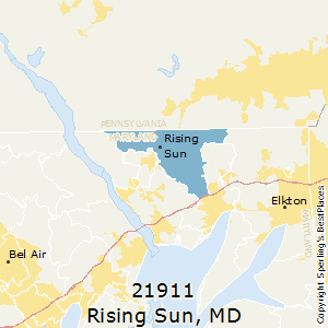 Rising_Sun,Maryland County Map