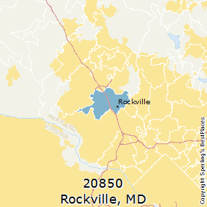 Rockville,Maryland County Map