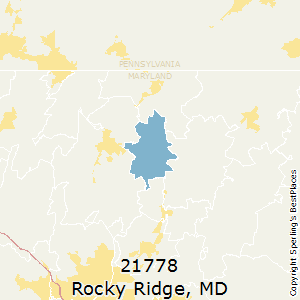 Rocky_Ridge,Maryland County Map