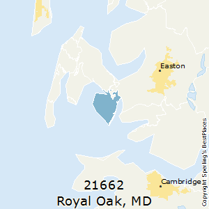 Royal_Oak,Maryland County Map