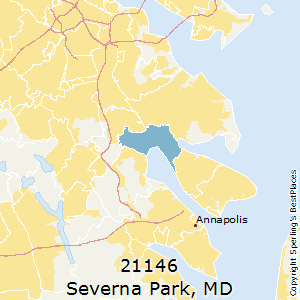 Severna_Park,Maryland County Map