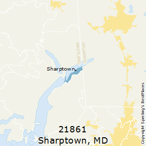 Sharptown,Maryland County Map