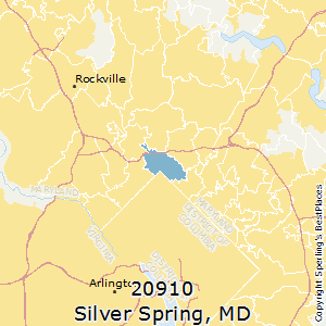 Silver_Spring,Maryland County Map