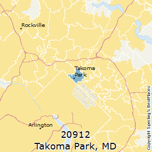 Takoma_Park,Maryland County Map