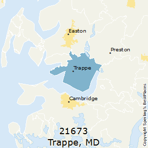 Trappe,Maryland County Map