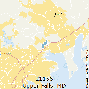 Upper_Falls,Maryland County Map