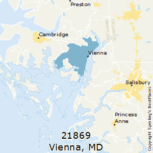 Vienna,Maryland County Map