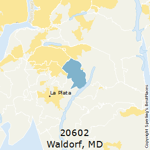 Waldorf,Maryland County Map