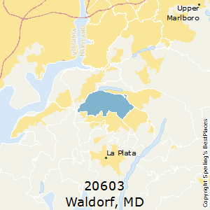 Waldorf,Maryland County Map