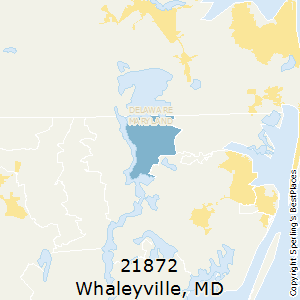 Whaleyville,Maryland County Map