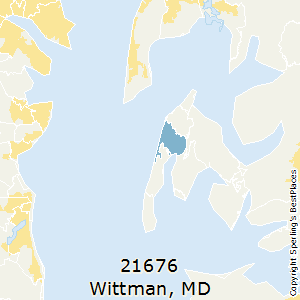 Wittman,Maryland County Map