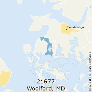Woolford,Maryland County Map