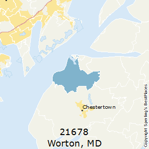 Worton,Maryland County Map