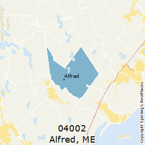 Alfred,Maine County Map