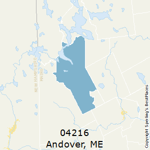 Andover,Maine County Map
