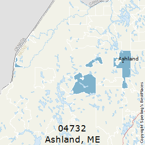 Ashland,Maine County Map