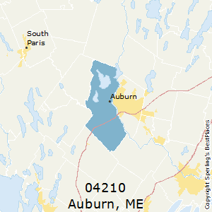 Auburn,Maine County Map