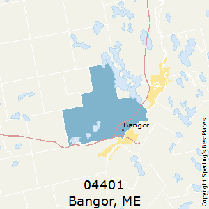Bangor,Maine County Map