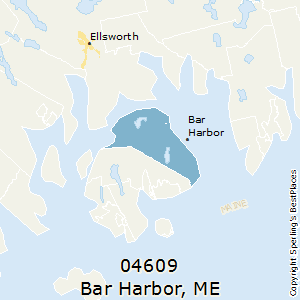 Bar_Harbor,Maine County Map