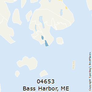Bass_Harbor,Maine County Map