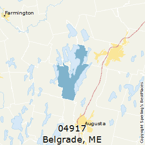 Belgrade,Maine County Map