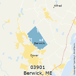 Berwick,Maine County Map