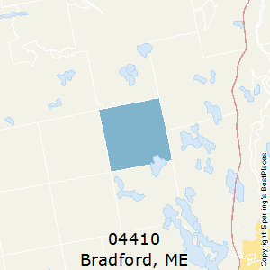 Bradford,Maine County Map