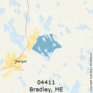 Bradley,Maine County Map