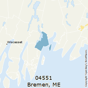 Bremen,Maine County Map
