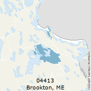 Brookton,Maine County Map