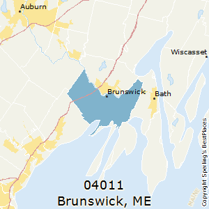 Brunswick,Maine(04011) Zip Code Map